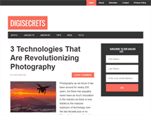 Tablet Screenshot of digisecrets.com